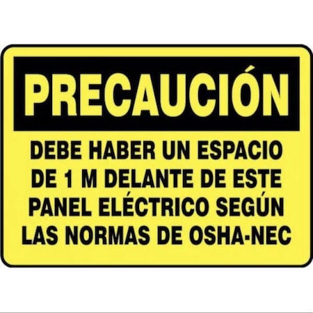 Accuform OSHA CAUTION SAFETY LABEL AREA IN SHMELC638VP SHMELC638VP